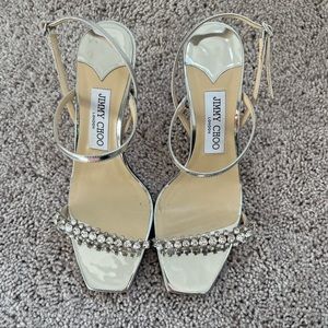 Jimmy Choo Heels Meira Crystal Sandals